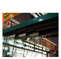 Panasonic overlapping automatic sliding door, induction Telescopic door